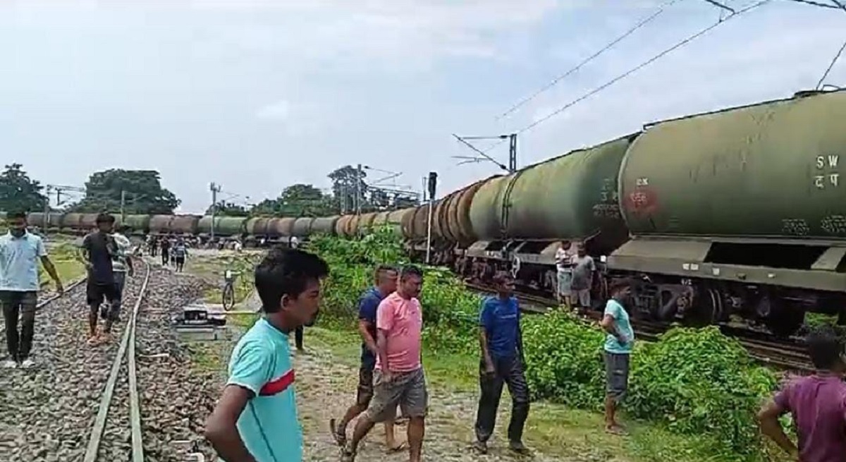 রাঙ্গাপানিতে ফের দুর্ঘটনার কবলে ট্রেন